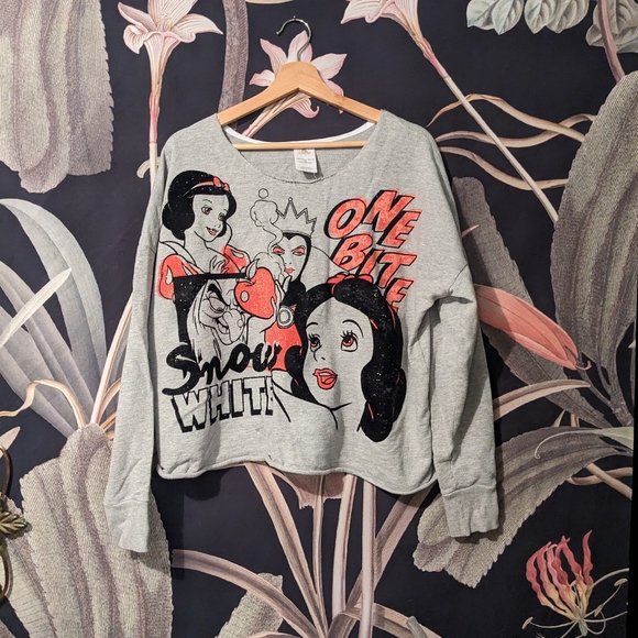 Snow White Off the Shoulder Sweater - Picture 1 of 2